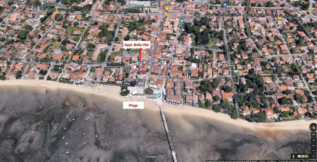 Appt. Bella Vita - Andernos Les Bains, Au Coeur Du Bassin D'Arcachon Eksteriør bilde